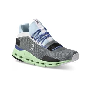 On Cloudnova Sneakers in Gray, Purple & Green